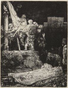 A Descida da Cruz à Luz das Tochas de Rembrandt van Rijn