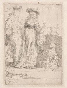 O jovem casal e a morte de Rembrandt van Rijn