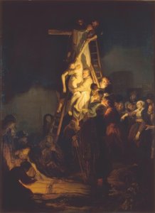 A descida da cruz de Rembrandt van Rijn
