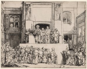 Ecce Homo. Cristo Apresentado ao Povo, 1655. de Rembrandt van Rijn
