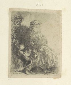 Jacob liefkoost Benjamin Coleção de oitenta e cinco gravuras originais (título da série) de Rembrandt van Rijn