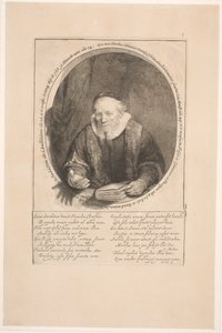 Jan Cornelis Sylvius, pregador: retrato póstumo de Rembrandt van Rijn