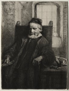 Jan Lutma, Goldsmith, 1656. de Rembrandt van Rijn