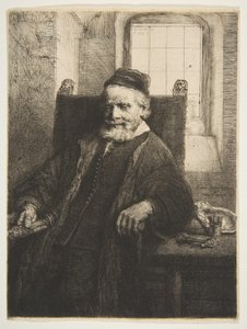 Jan Lutma, ourives, 1656. de Rembrandt van Rijn