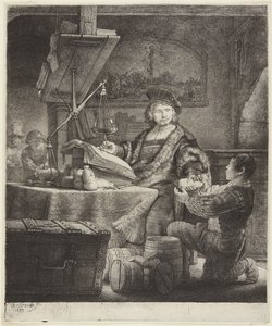 Jan Uytenbogaert (O Pesador de Ouro) de Rembrandt van Rijn