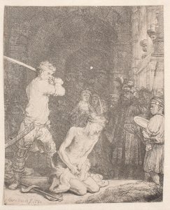 João Batista decapitado de Rembrandt van Rijn