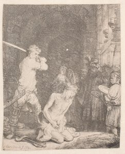 João Batista decapitado de Rembrandt van Rijn