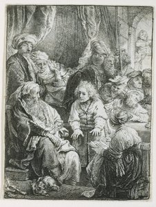José Dizendo Seus Sonhos, 1638 de Rembrandt van Rijn