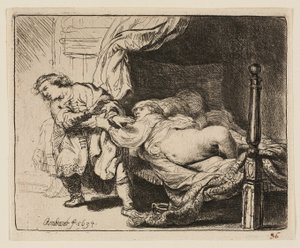 José e a mulher de Potifar de Rembrandt van Rijn