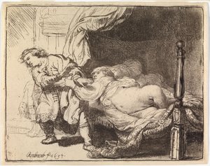 José e a mulher de Potifar de Rembrandt van Rijn