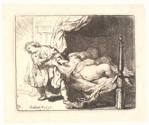 A esposa de José e Potifar de Rembrandt van Rijn