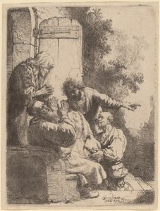 A túnica de José trazida a Jacó de Rembrandt van Rijn