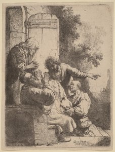 O casaco de José foi levado a Jacob de Rembrandt van Rijn