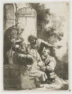 A túnica de José trazida a Jacó de Rembrandt van Rijn