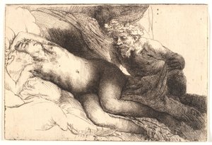 Júpiter e Antíope: a placa maior de Rembrandt van Rijn