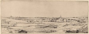 Paisagem com vista para Haarlem The Goldweigher