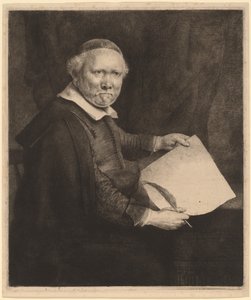 Lieven Willemsz van Coppenol: o prato maior de Rembrandt van Rijn