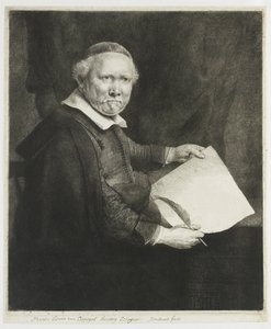 Lieven Willemsz. van Coppenol, mestre calígrafo: a gravura de maiores dimensões de Rembrandt van Rijn