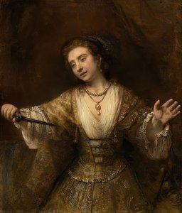 Lukretia. 1664 de Rembrandt van Rijn
