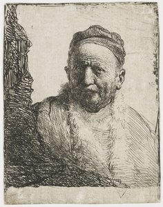 Homem com gorro de Rembrandt van Rijn