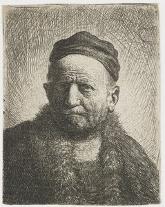 Homem de boné fechado: busto (o pai do artista?) de Rembrandt van Rijn