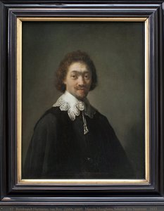 Maurits Huygens, Secretário de Estado em Lahaye (Holanda). Pintura de Harmensz van Rijn Rembrandt (1606-1669), óleo sobre madeira de Rembrandt van Rijn