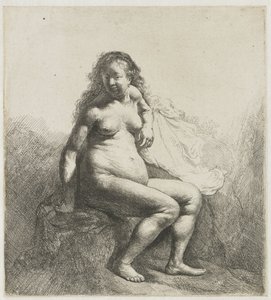 Mulher Nua num Monte
Mulher nua num monte de Rembrandt van Rijn