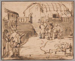 A Arca de Noé de Rembrandt van Rijn