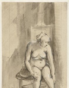Mulher Nua Sentada por um Fogão
Mulher Nua, Sentada por um Fogão de Rembrandt van Rijn