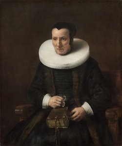 Velha senhora com um livro, 1647 de Rembrandt van Rijn