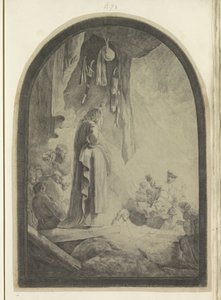 Opwekking van Lazarus: grote plaat
Colecção de oitenta e cinco estampas originais (título da série) de Rembrandt van Rijn