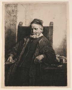 Retrato de Jan Lutma de Rembrandt van Rijn
