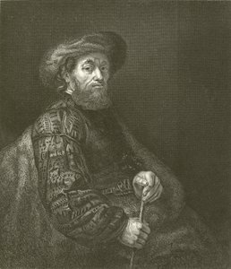 Retrato de um judeu de Rembrandt van Rijn