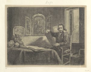 Portret van de apotheker Abraham Francen
Colecção de oitenta e cinco estampas originais (título da série) de Rembrandt van Rijn