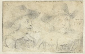 Retratos de Cornelis de Graeff e Frans Banningh Cocq de Rembrandt van Rijn