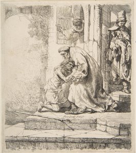 Retorno do Filho Pródigo, 1620-69. de Rembrandt van Rijn