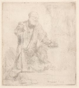 São Pedro em penitência de Rembrandt van Rijn