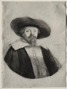 Samuel Manasseh Ben Israel, 1636. de Rembrandt van Rijn