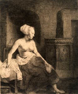 Nu fêmea sentada, 1658