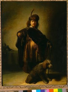 Auto-retrato em traje oriental de Rembrandt van Rijn