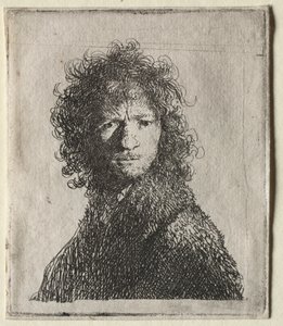 Auto-retrato Carrancudo: Busto de Rembrandt van Rijn