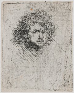 Auto-retrato, ca 1626-1629. de Rembrandt van Rijn