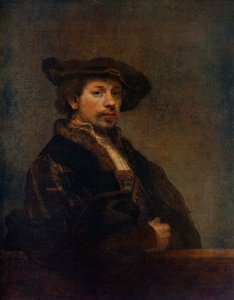 Auto-retrato aos 34 anos de idade, 1640, 1912. de Rembrandt van Rijn