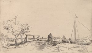 Ponte dos Seis, 1645. de Rembrandt van Rijn