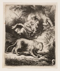 São Jerônimo Reading de Rembrandt van Rijn