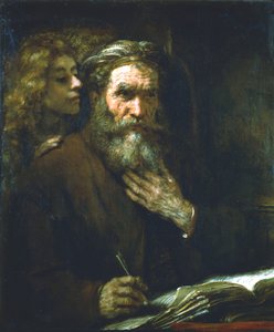 São Mateus Evangelista, 1661 de Rembrandt van Rijn