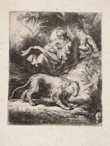 São Jerónimo a ler de Rembrandt van Rijn