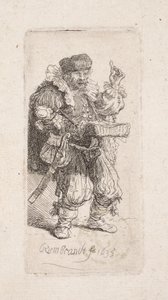 Charlatão (Fabricante de pomadas milagrosas) de Rembrandt van Rijn