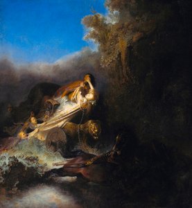 O Rapto de Proserpina, c.1631 (óleo sobre tela) de Rembrandt van Rijn