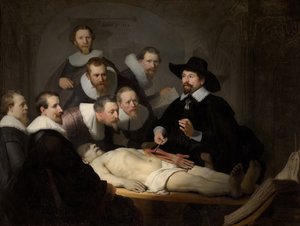 A lição de Anatomia do Dr. Nicolaes Tulp de Rembrandt van Rijn
